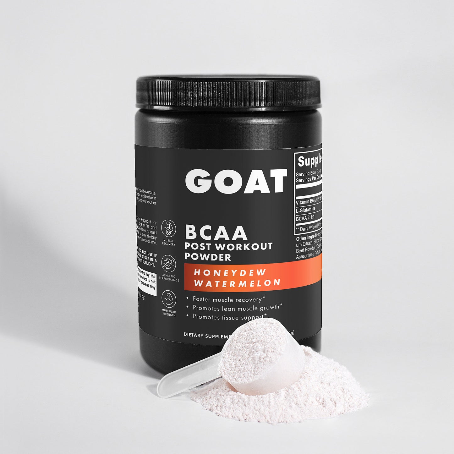 BCAA Post Workout Powder (Honeydew/Watermelon)