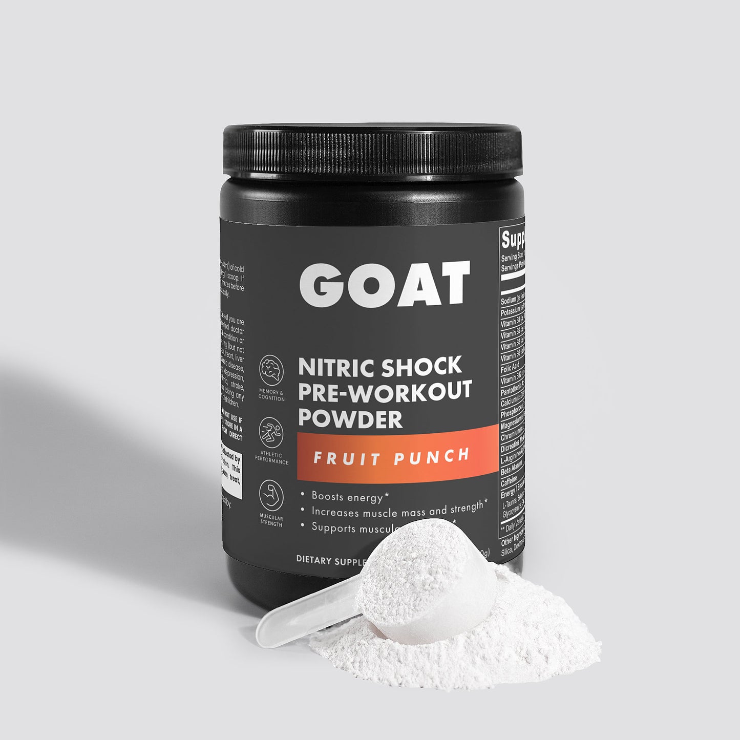 Nitric Shock Pre-Workout Powder (Fruit Punch)